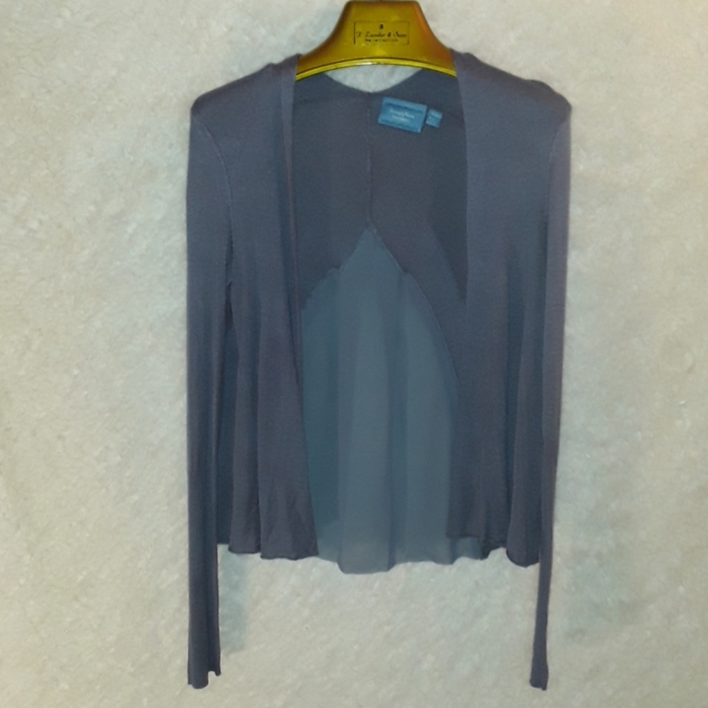 SimplyVera Periwinkle  sweater/ top cover up